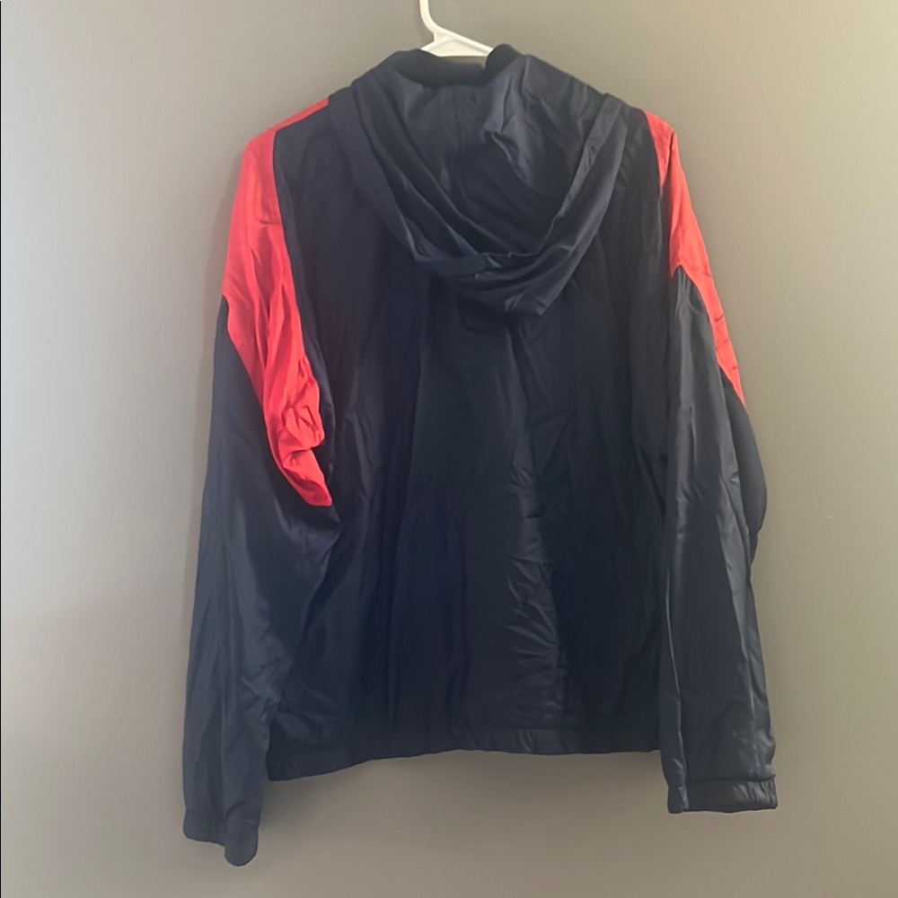 Nike Men's Bold Red and Navy Windbreaker - Picture 2 of 2